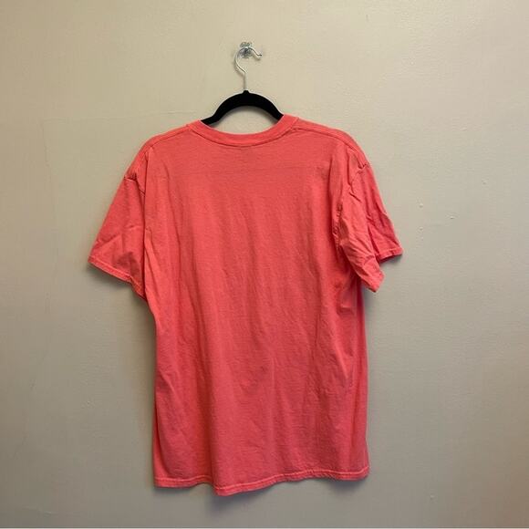 Gildan L Long Neck Beer pink black short sleeve t-shirt barbiecore Barbie casual - Picture 5 of 7